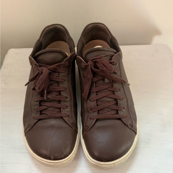 Birkenstock Bend Roast Brown Leather Low Top Sneakers Size EU 41 Women’s 10-10.5 - Picture 11 of 12